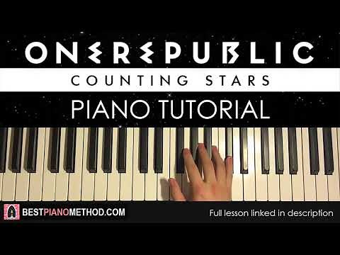 HOW TO PLAY - OneRepublic - Counting Stars (Piano Tutorial Lesson)