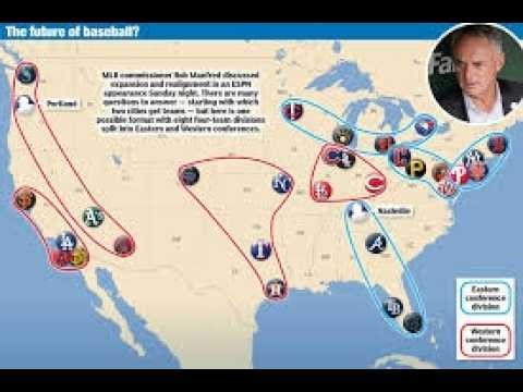 MLB realignment and possible expansion teams