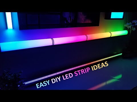 DIY LED STRIP DIFFUSER IDEAS