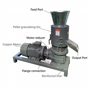 [Hot Item] Customized Flat Die Pellet Husk Rice Biomass Pellet Machine