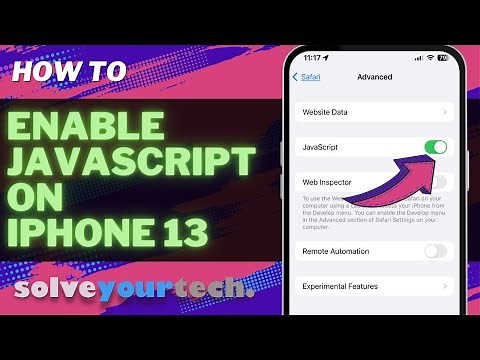 How to Enable Javascript on iPhone 13 (4 Steps)