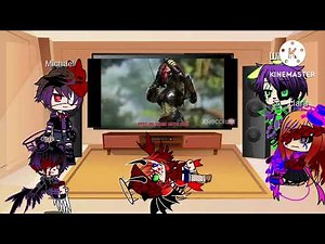 Afton family reacts to the predator (part 1)