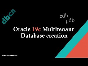 Oracle 19c multitenant database creation installation step by step process | Container database PDB