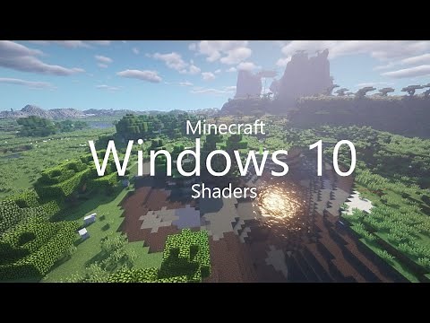 How to install shaders in Minecraft Windows 10 Edition.