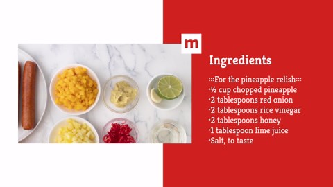 Puka dog-inspired Hawaiian-style hot dog recipe