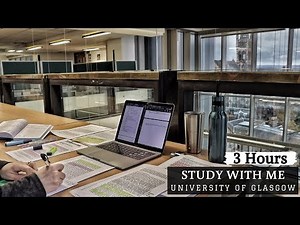 3 HOUR STUDY WITH ME at the LIBRARY | Background noise, no breaks, real-time, no music