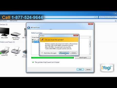 How to Set up a Wireless Printer in Windows® 7