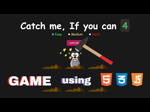 Hole and Mole Game in Pure HTML, CSS & JavaScript 🔥| Learn Game Development | JavaScript Tutorial