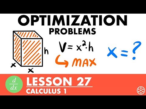 Optimization Problems | Calculus Lesson 27 - JK Math