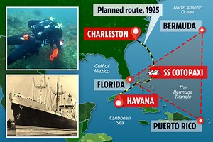 Missing Bermuda Triangle shipwreck found 100 years after it vanished mysteriously