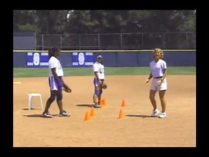 Softball Fielding Mechanics Drill: Stance w/ Glove Out In Front