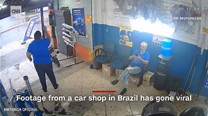 Funny mishap at car shop goes viral