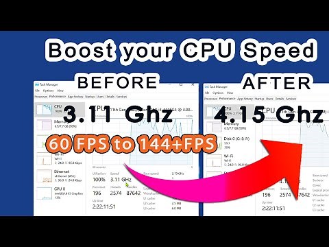 Boost CPU SPEED in Windows 10/11 for GAMING and Performance✅ (2025)
