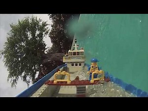 Sinking Lego Ships and Platforms with Huge Waves