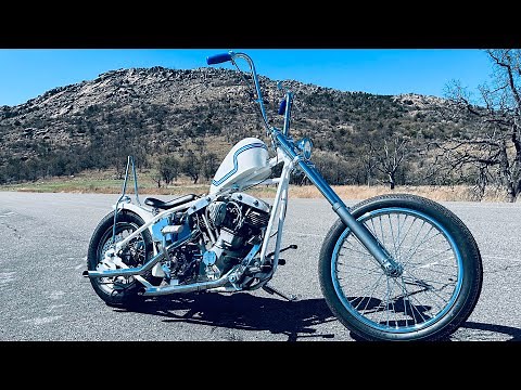 Building A Harley Davidson Shovelhead Chopper in 10 Minutes!