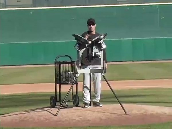 Hack Attack Baseball Pitching Machine by Sports Attack