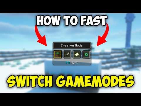 How to Switch Game Modes Fast in Minecraft 26.1 | How to switch to creative from survival
