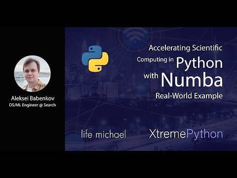 Accelerating Scientific Computing in Python with Numba: A Real-World Example | Aleksei Babenkov