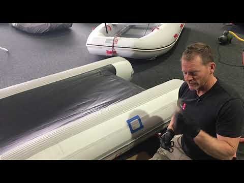How repair an inflatable boat puncture - best practice