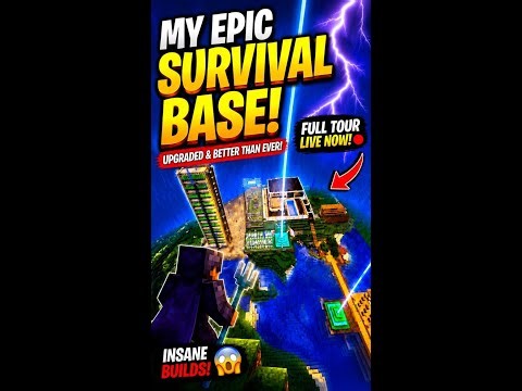 My Ultimate Minecraft Survival Base Tour 🌩️🏠 | Ultravyn