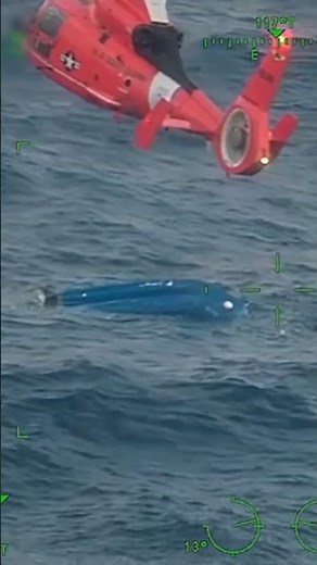 US Coast Guard saves father and two sons clinging to capsized boat in Hawaii