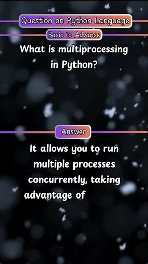 Python Tutorial Shorts | Learn Python from Basic to Advanced