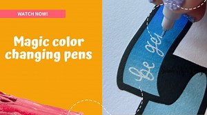 Magic color changing pens