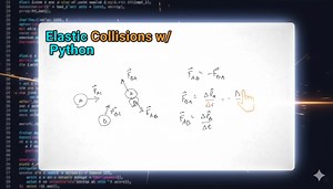 Lesson 14: Python simulation of elastic collisions and springs
