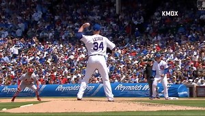 Remember when Jon Lester surprised (and embarrassed) Tommy Pham and the Cardinals this year? Haha. I still love it. (clip via MLB video) | Bleacher Nation