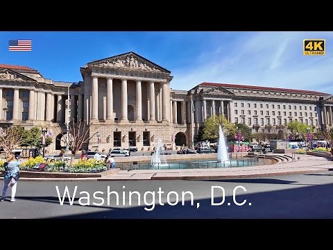 WASHINGTON D.C. USA Travel - Capital of United States of America 4K🇺🇸