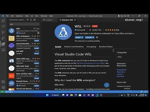 Install WSL VSCode Extension