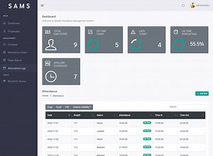 Simple Attendance Management System in PHP Laravel with Source Code - CodeAstro