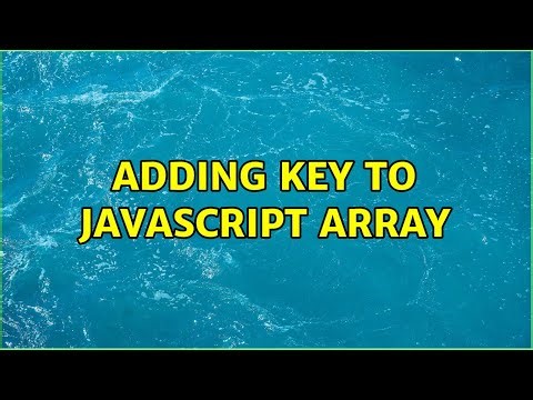 Adding key to javascript array