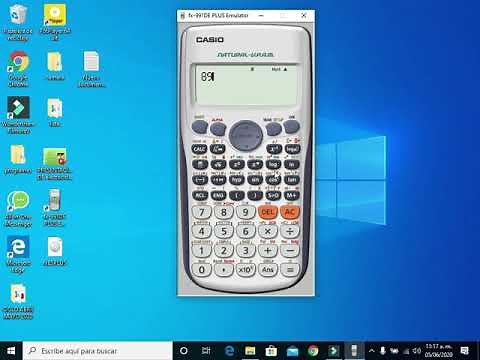 Instalación simulador calculadora casio fx 991