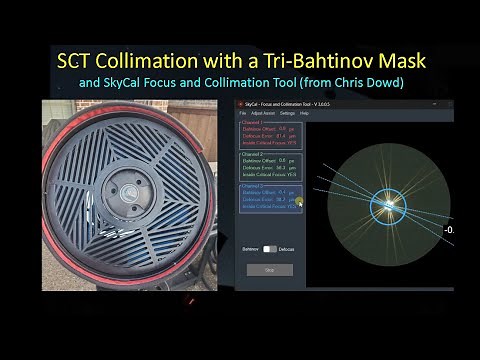 Using a Tri-Bahtinov Mask for SCT Collimation