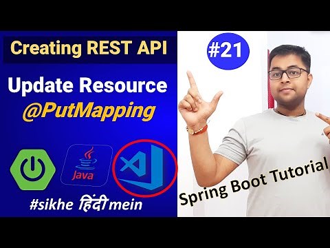 @PutMapping | Updating the Resource creating api using spring boot | Spring boot tutorial
