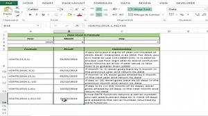 Excel DATE Function | Formula Examples   FREE Video
