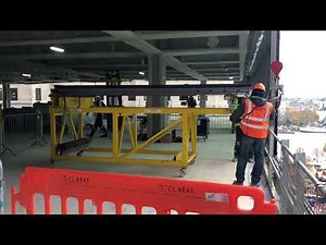 Unitized Curtain Wall installation