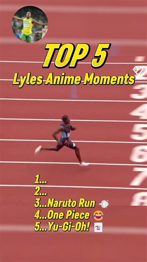 Top 5 Noah Lyles Anime Moments in Sprinting History!