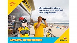 RNLI water safety education resource: To The Rescue activity