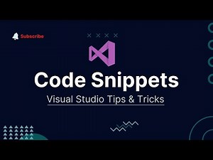 Code snippets in Visual Studio | Visual Studio Tips & Tricks