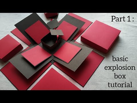 explosion box for beginners| how to make explosion box | easy diy explosion box