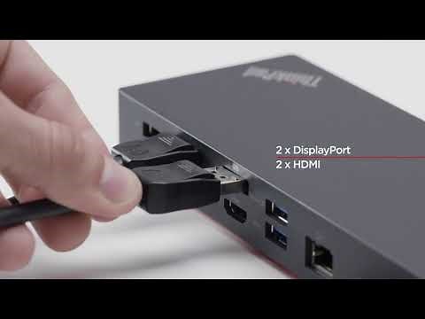 ThinkPad Hybrid USB-C with USB A Dock Product Tour