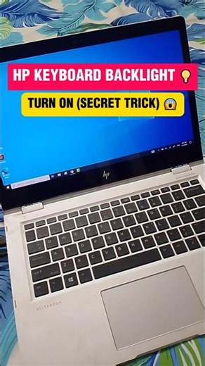 Turn ON Keyboard Backlight Instantly on HP EliteBook 💡💻 #shorts #hp #keyboard