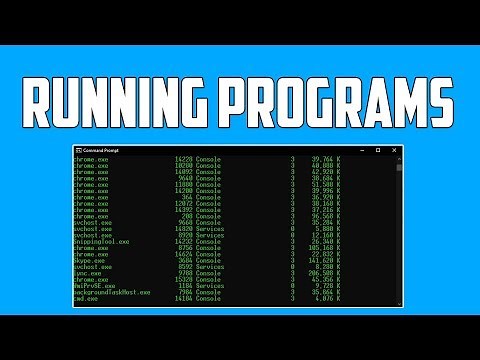 How To Check Which Programs are Running in Windows 10 Using CMD