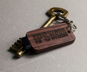 Laser Engraved Keychain