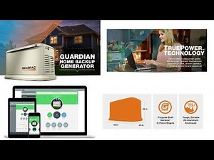 Generac Guardian Series Air-Cooled Standby Generator with Wi-Fi, Aluminum Enclosure