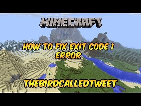 Minecraft: How to Fix Exit Code 1 Error