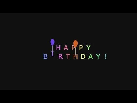 How to create a Happy Birthday Animation || HTML ,CSS & JavaScript || #coding #happy #happybirthday