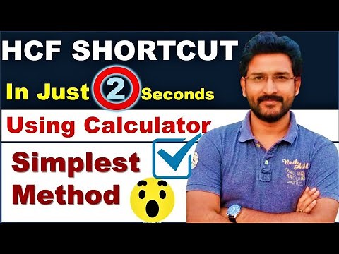 Shortcut to find HCF using calculator / Scientific Calculator Tricks | HCF by VipraMinds